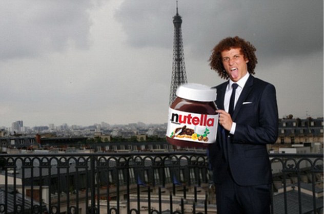 David Luiz and Nutella